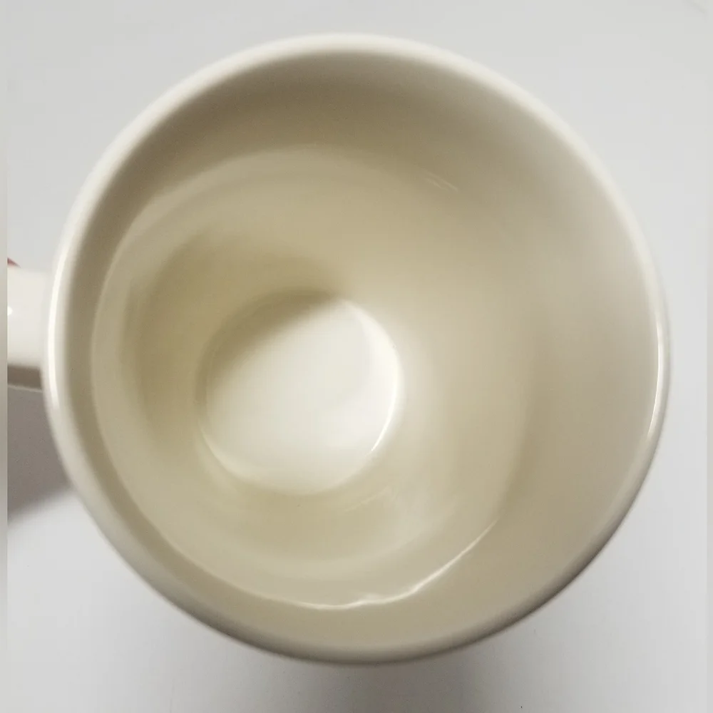 STARBUCKS 2010 TALL 12 Ounce White Coffee Cup Mug